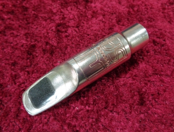 New! Westcoast Sax -  High Roller Metal Alto Sax Mouthpiece, .086 Opening in Rhodium Finish